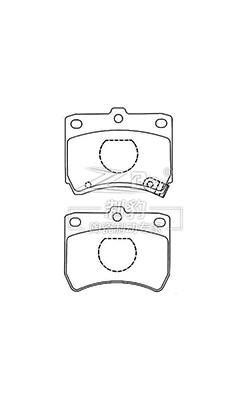 China Kia Pride, Keramik-Bremspad, D402, KK150-33-23Z, F zu verkaufen