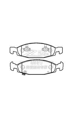 Cina Jeep Grand Cherokee V6 Sostituzione della pastiglia frontale 05011969AA in vendita