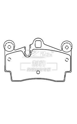 China Sumitomo Volkswagen Touareg Pads de freno cerámicas delanteras 95535293900 en venta