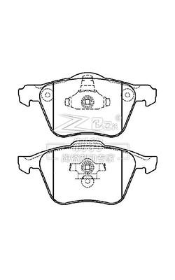 China Keramische Volvo Xc90 voorremkussels D979 OEM 2742856 ATE-remsysteem Te koop