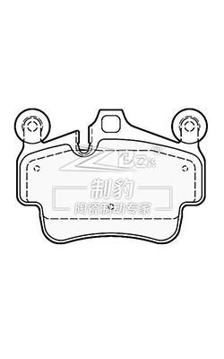 China Porsche Boxster / Bentley Continental Brembo Brake Pad Ceramic 997.351.939.02 for sale