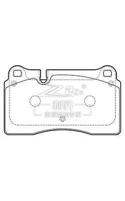 China Porsche Cayenne SUV (955) Brembo Ceramic Brake Pad D1129 7L6698151E Te koop