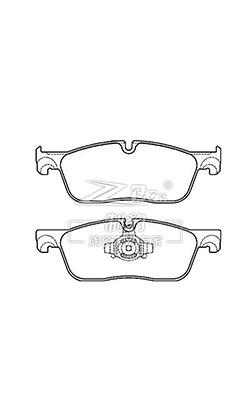 China 2015 Land Rover Discovery Brake Pads Sport Cerâmica D1838, LR072681 à venda