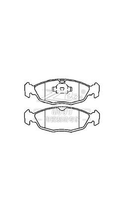 Κίνα Chevrolet Sail, κεραμικό φρένο, D1644, 89062189, F προς πώληση