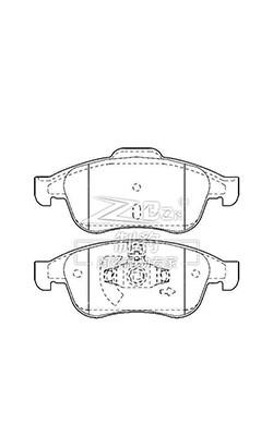 中国 ルノー・フルーエンス セラミック・ディスク・ブレーキ・パッド 440603905R フロントセット 販売のため