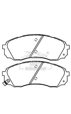 Κίνα Κεραμικές πέτρες πέδησης Hyundai Starex 58101-4DE00 για σύστημα πέδησης SUM προς πώληση