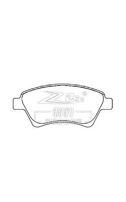 China Renault Scenic Gen-2 Disc Brake Pad Set D1495  77 01 207 184 front for sale