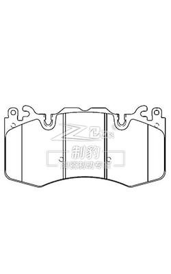 China Land Rover Range Rover 5.0T Land Rover Bremspad Set D1426, LR016684 zu verkaufen