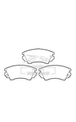 China 2010 Buick Lacrosse Brake Pads 13237751  / Ceramic Buick Brake Pads for sale