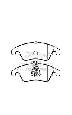 China E260 Mercedes Benz Brake Pad Replacement Ceramic Brake Pad D1342 , 005 420 10 20 for sale