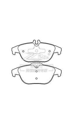 China Teves 2005 420 42 20 Oem Mercedes Brake Pads Mercedes-Benz W204 Ceramic Brake Pads for sale