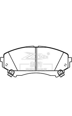 China Cadillac 2010-2011 CTS Ceramic Brake Pad Frente D1331, 25958115 à venda