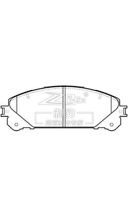 China Highlander Toyota Bremspad Set D1324 OEM 04465-0E010 F zu verkaufen