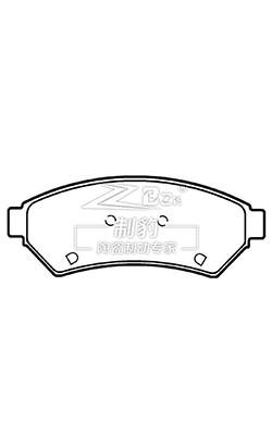 China Buick Firstland Scheibenbremspad Set Keramik D1075 88964099 Vorderbremspad Ersatz zu verkaufen