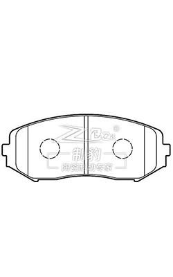 China Suzuki Grand Vitara Ceramic Disc Brake Pads D1188 55200-65J00 Front Ceramic Pads for sale