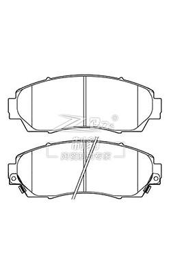 China Mercedes Benz pastilhas de freio dianteira e traseira 4PCS à venda