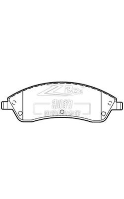 China Audi Ceramic Car Brake Pad Set F290 4436981290 Lucas Brake Pad for sale