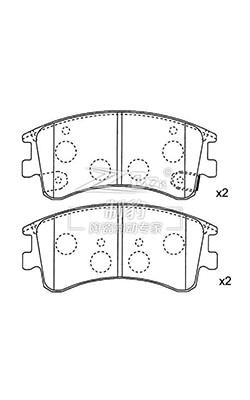 China Ceramic Lexus Brake Pad Set OE Replacement Hardware Included F1284 , 04465-01284 for sale