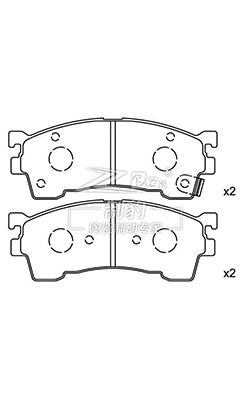 China Verschleißsensor SFP000927 Frontkeramische Bremsbeläge Ersatz Land Rover zu verkaufen