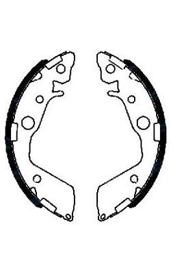 China Long Lasting Drum Honda Brake Shoes GS7848 43022-TBA-A02 Rear Brake Shoes for sale