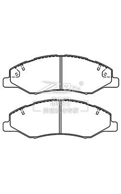 China 04465-35290 Ceramic Toyota Brake Pads Set By ZK-11013 OEM 04466-12130 2.5 Pounds for sale