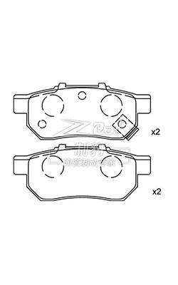 China Conjunto de pastillas de freno BMW de cerámica de 10 mm con sensor de desgaste incluido Peso de 2,5 libras y hardware incluido en venta