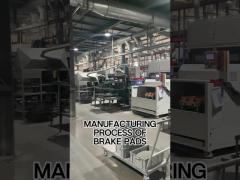 auto brake pads producing