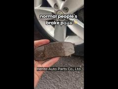 2 pounds ceramic front brake pads for heavy-duty applications