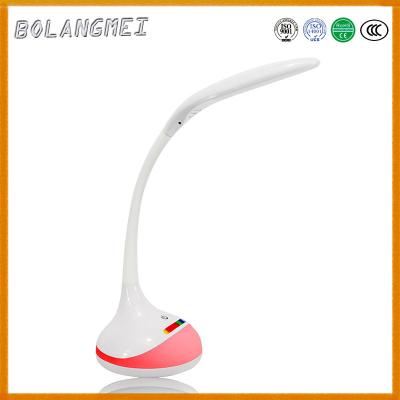 China Energy-saving 7w Rechargeable LED Table Lamp with battery for sale