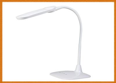 China White color rechargeable flexible led desk lamp, table lamp with goose arm for sale