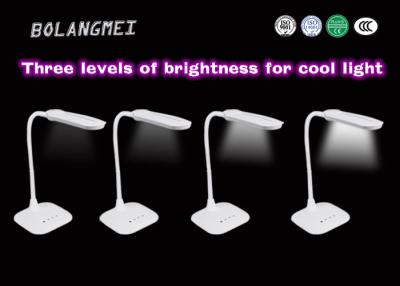 China White colors Rechargeable LED Table Lamp with dimmable touch switch for sale