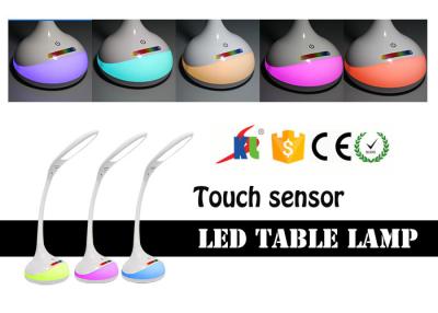 China Touch dimmer flexible led desk lamp 5W with night light of seven color change for sale