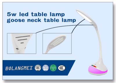 China Flexible cordless seven color change led study table lamp with SMD2835 LED bulb for sale