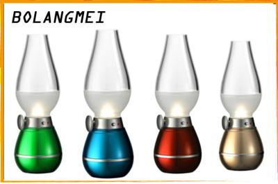 China Small Portable LED Table Lamp For Bar , Blowing Control LED Table Night light for sale