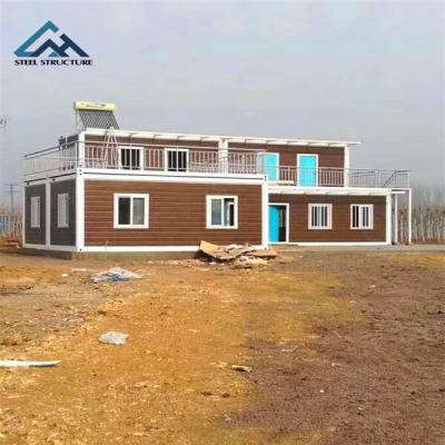 China Modern Luxury 40ft Container House Home Floor Plans Prefab Expandable Flat Pack Container House With Bathroom For Sale for sale