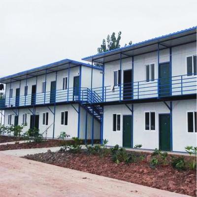 China Modern Steel Construction Site Prefab House For Mobile Worker Accommodation for sale