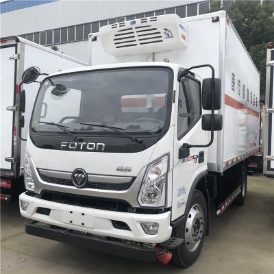 China 4x2 10 Tons Foton Reefer Box Truck DLQ12TRT for sale