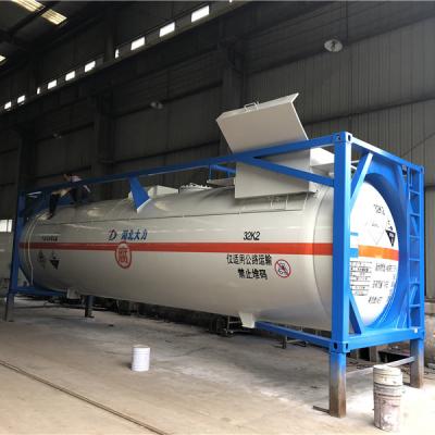 China Carbon Steel 40 Feet 52000 Liter T50 Tank Container for sale