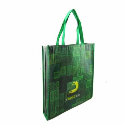 China Customized Wholesale Recycled PP Woven Handled Laminated Bags Polypropylene Bag Storage And Moving Bag for sale