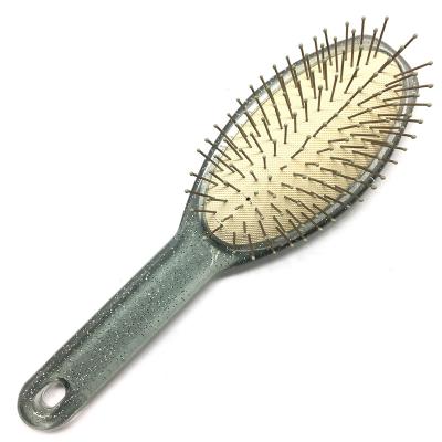 China Bubble Anti-Static Straw Airbag Paddle Hair Brush Eco Friendly Detangling Wheat Massage With Air Cushion for sale