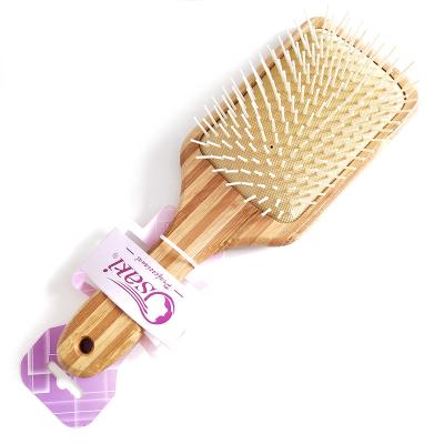 China Factory Wholesale Custom Logo Hair Care Large Square Cushion Brush Private Label Paddle Cushion Hair Brush for sale