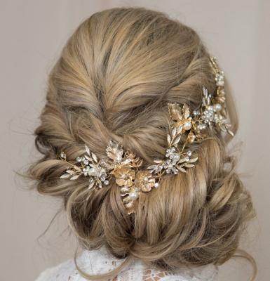 China Girl's Hair Accessories Simple New Design Hair Band Style Wedding Hair Band Decorate Metal Hair Child Bridal Accessory for sale