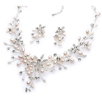 China High Quality Romantic Modern Design Jewelry Wedding Jewelry Sets Necklaces And Earrings Jewelry Sets for sale