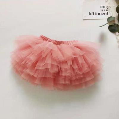 China Anti-wrinkle Cocoyeye Summer Girl Tutu Dusty Pink Skirt for sale