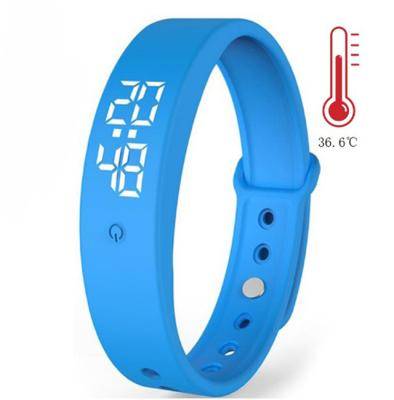 China 2021 New Arrivals V9 GPS Navigation Smart Watch Body Temperature Measurement Smart Bracelet Automatically for sale