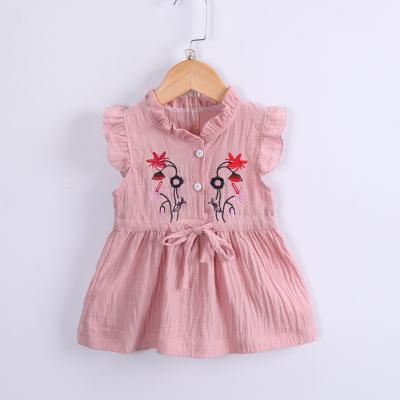 China New Fashion Washable Children's Princess Dress New Little Cherry Beautiful One Piece Princess Dress for sale