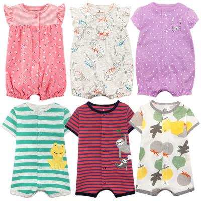 China Vintage Summer Baby Clothes For Boys And Girls Baby Pet Clothes Short Sleeve Baby Rompers for sale