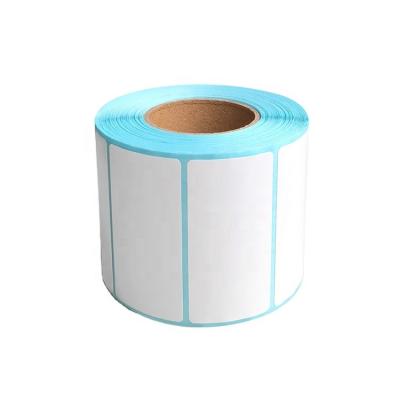 China Cheap Wholesale Heat Sensitive *800 pcs 60*30 (mm) / White Roll Sticker Direct Thermal Self Adhesive Labels for sale