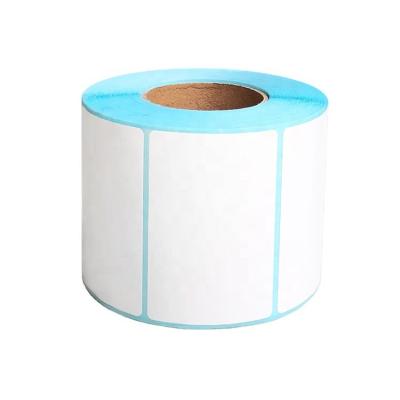 China Factory Direct Wholesale 60*40 (mm) *700 Pcs Heat Sensitive / Blank Thermal Roll Label Adhesive Sticker for sale