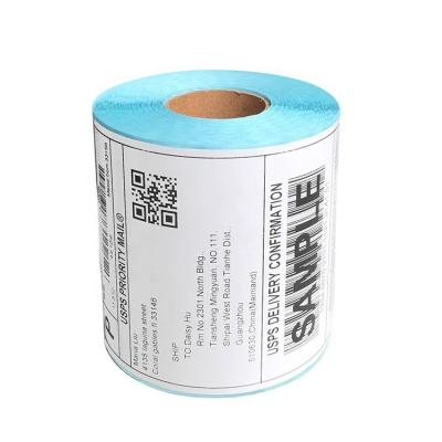 China Good Selling Waterproof Heat Sensitive Sticker Printing Shipping Labels Roll For Packaging for sale